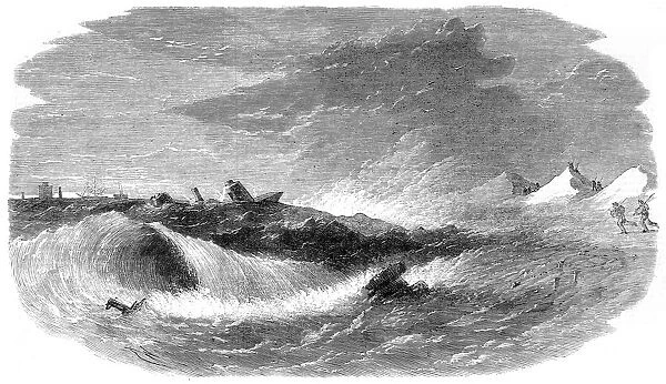 Federal Ironclad Keokuk off Charleston Harbor, 1863