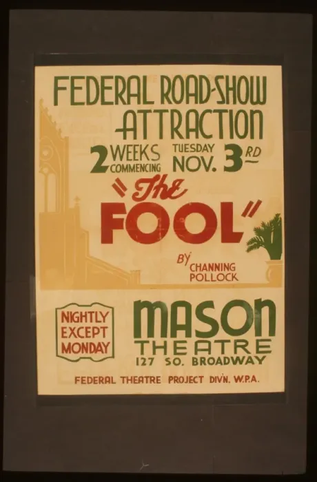 Framed Print : Federal Road-show attraction The fool by Channing Pollock Fe Framed Print : Federal Road-show attraction The fool by Channing Pollock Fe