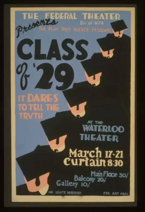Framed Print : The Federal Theater Div. of WPA presents the play that rocke Framed Print : The Federal Theater Div. of WPA presents the play that rocke