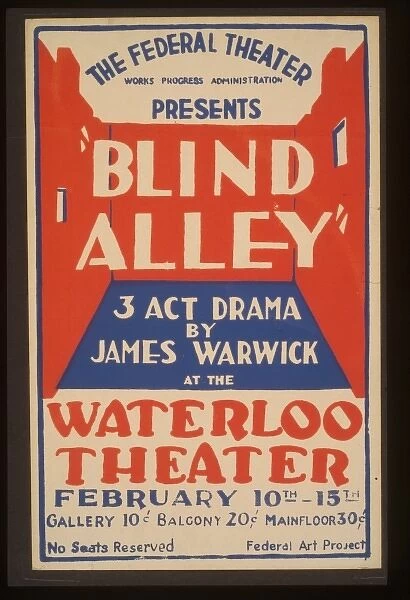 The Federal Theater, Works Progress Administration presents