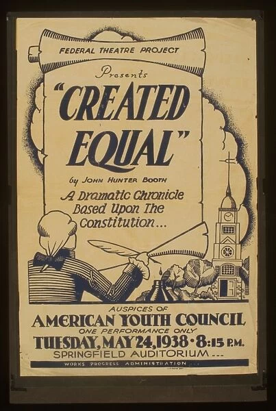 Federal Theatre Project presents Created equal by John Hunte