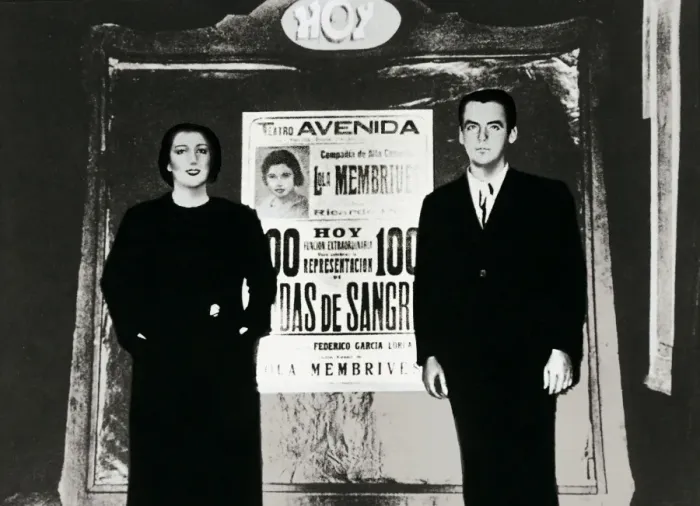 Framed Print : Federico Garcia Lorca & Lola Membrives