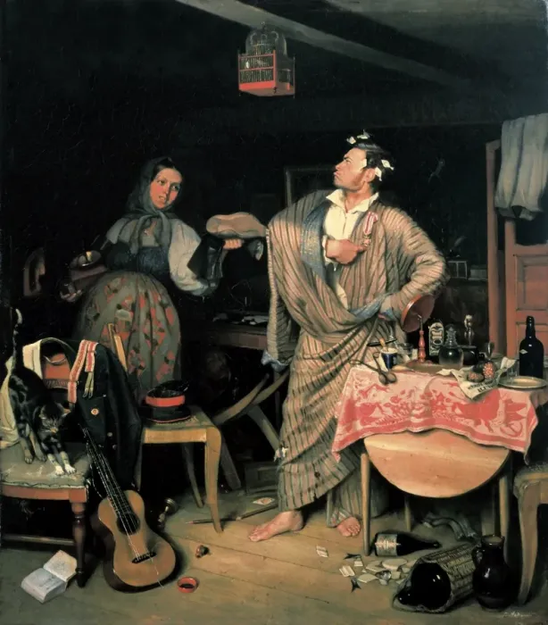 Framed Print : FEDOTOV, Pavel Andreevich (1815-1852) Framed Print : FEDOTOV, Pavel Andreevich (1815-1852)