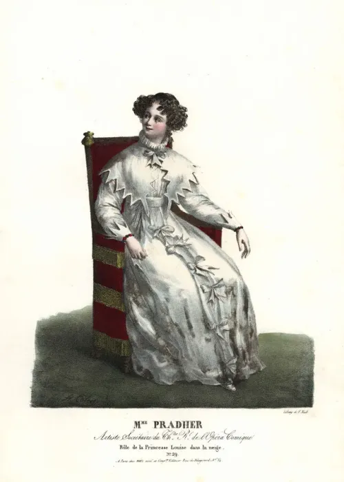 Framed Print : Felicite Pradher as Princesse Louise in La Neige, 1823 Framed Print : Felicite Pradher as Princesse Louise in La Neige, 1823