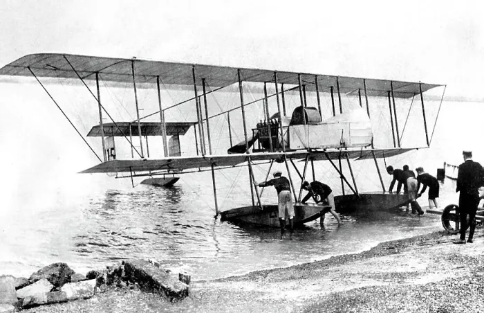 Framed Print : Felixstowe Navy Seaplane early 1900s Framed Print : Felixstowe Navy Seaplane early 1900s