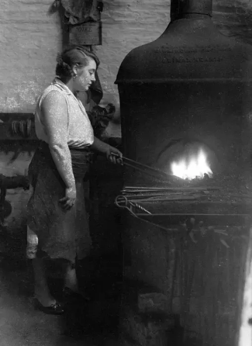 Framed Print : Female Blacksmith Framed Print : Female Blacksmith