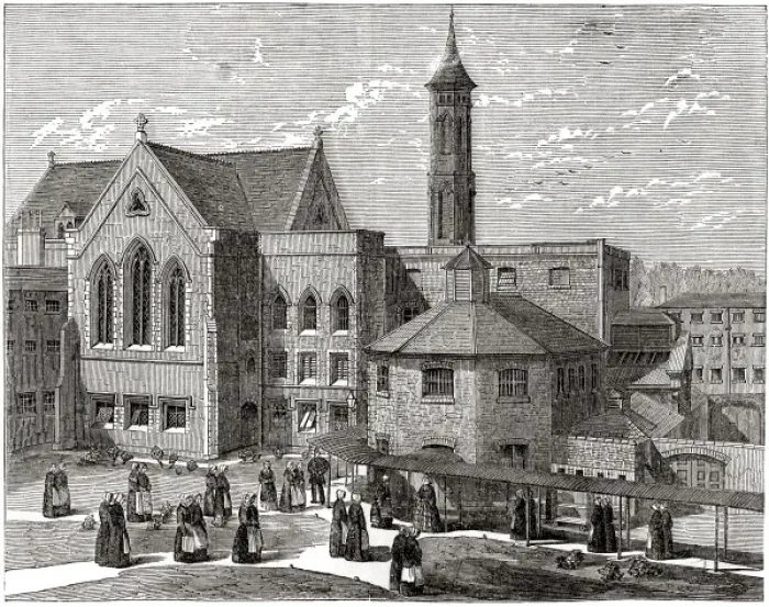 Framed Print : Female inmates at Brixton Prison Framed Print : Female inmates at Brixton Prison