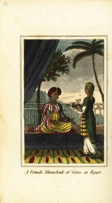 Framed Print : A female Mamelouk of Cairo in Egypt, 1818 Framed Print : A female Mamelouk of Cairo in Egypt, 1818