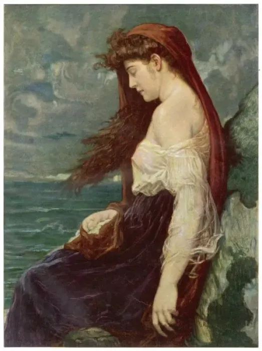 Framed Print : Female / Melancholy 1907 Framed Print : Female / Melancholy 1907
