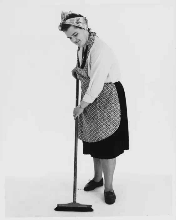 Framed Print : Female Model Cleaner Framed Print : Female Model Cleaner