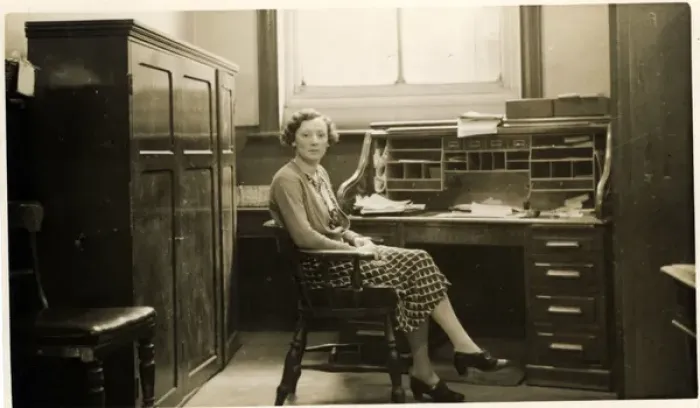 Framed Print : Female Office Worker - Secretary Framed Print : Female Office Worker - Secretary