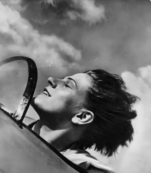 Framed Print : Female Pilot Framed Print : Female Pilot