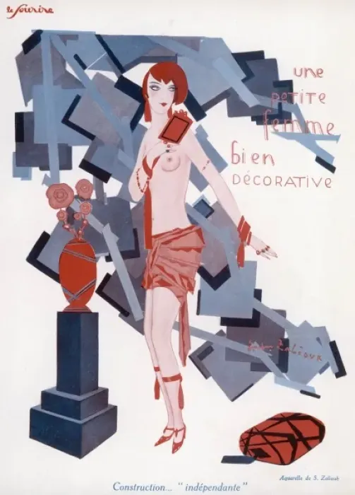 Framed Print : Female / Scanty Dress 1927 Framed Print : Female / Scanty Dress 1927