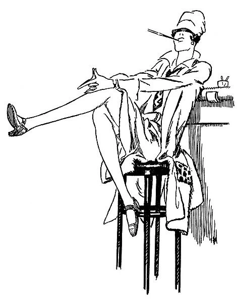 Female Type at Bar 1926