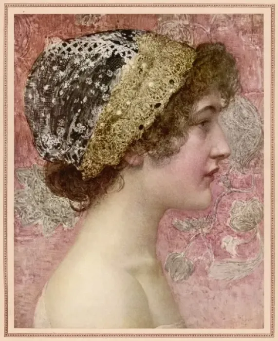 Framed Print : Female Type / Girl in Cap Framed Print : Female Type / Girl in Cap