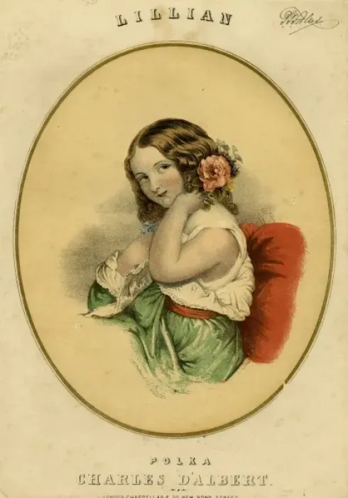 Framed Print : Female Type / Lillian 19C Framed Print : Female Type / Lillian 19C