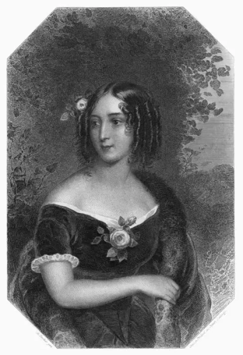 Framed Print : Female Type / Ringlets 19C Framed Print : Female Type / Ringlets 19C