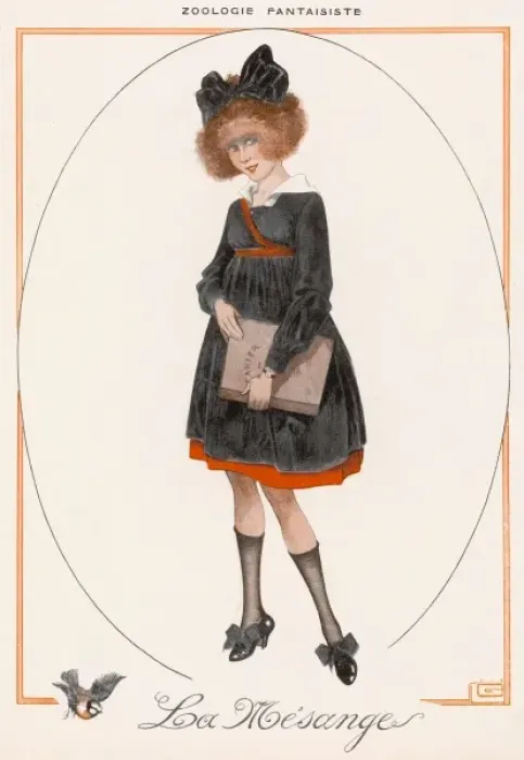 Framed Print : Female Type / Schoolgirl Framed Print : Female Type / Schoolgirl