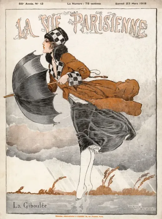 Framed Print : Female Type in Wind 1918 Framed Print : Female Type in Wind 1918