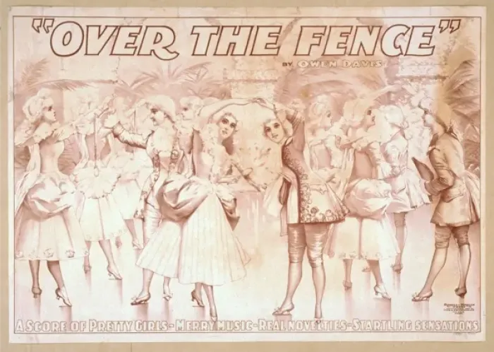 Framed Print : Over the fence by Owen Davis Framed Print : Over the fence by Owen Davis