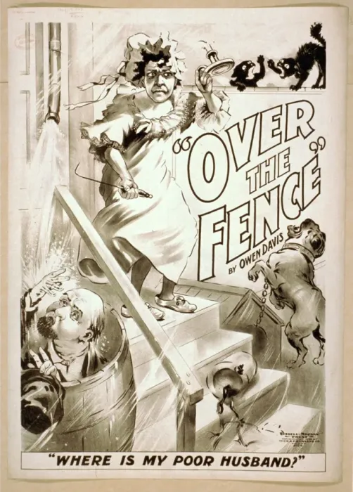 Framed Print : Over the fence by Owen Davis Framed Print : Over the fence by Owen Davis
