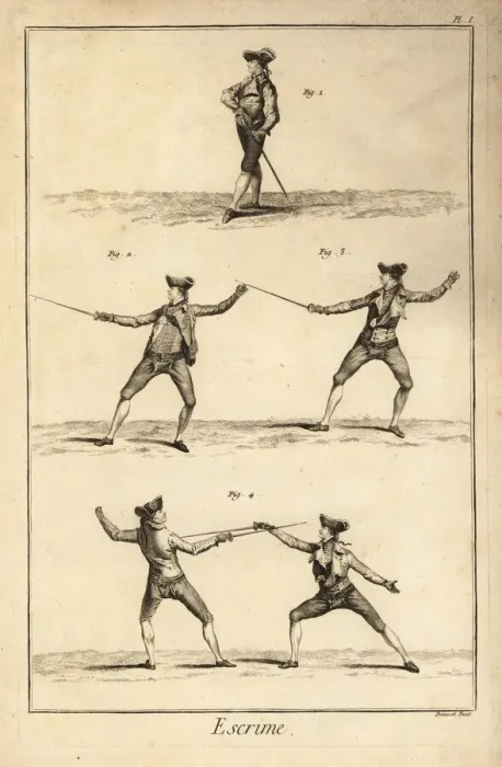 Framed Print : Fencing positions Framed Print : Fencing positions