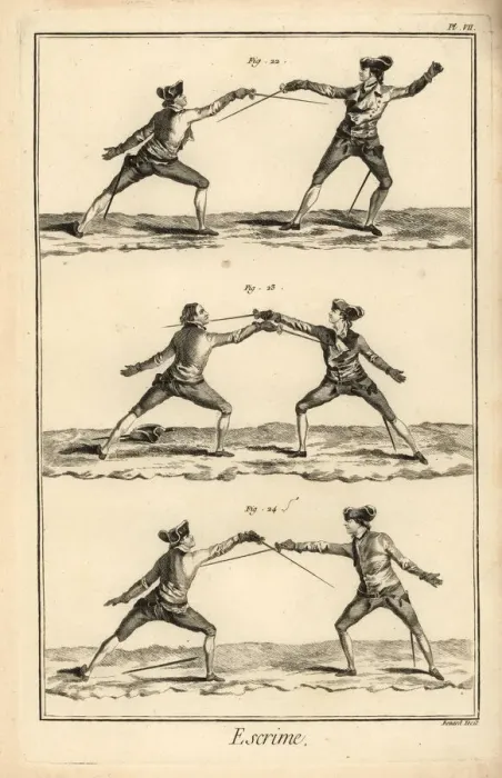 Framed Print : Fencing positions Framed Print : Fencing positions