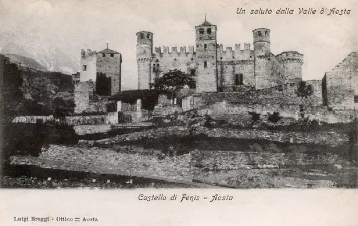 Framed Print : Fenis Castle, Aosta Valley, Italy Framed Print : Fenis Castle, Aosta Valley, Italy