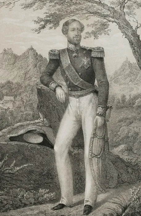 Framed Print : Ferdinand II of Portugal (1816-1885). King of Framed Print : Ferdinand II of Portugal (1816-1885). King of