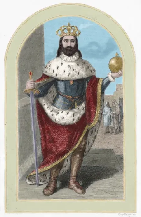 Framed Print : Ferdinand III of Castile (ca. 1198-1252). Colored engraving Framed Print : Ferdinand III of Castile (ca. 1198-1252). Colored engraving