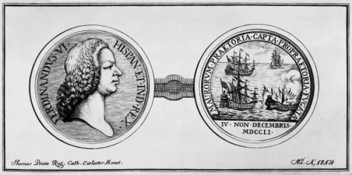 Framed Print : FERDINAND VI of Spain (1713-1759). King of Spain Framed Print : FERDINAND VI of Spain (1713-1759). King of Spain