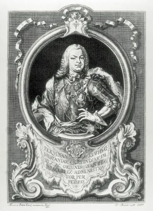 Framed Print : FERDINAND VI of Spain (1713-1759). King of Spain Framed Print : FERDINAND VI of Spain (1713-1759). King of Spain