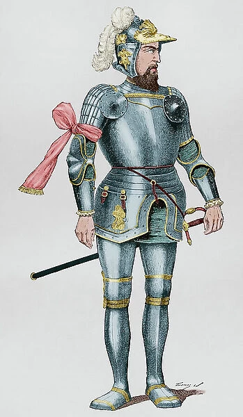 Fernando d'Avalos (1489-1525). Neapolitan military