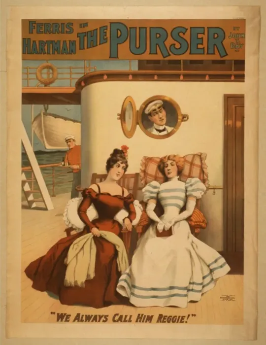 Framed Print : Ferris Hartman in The purser by John T. Day Framed Print : Ferris Hartman in The purser by John T. Day