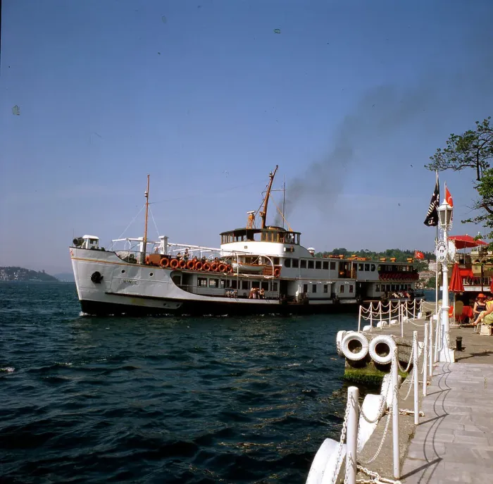 Framed Print : Ferry boat on the Bosphorus Framed Print : Ferry boat on the Bosphorus