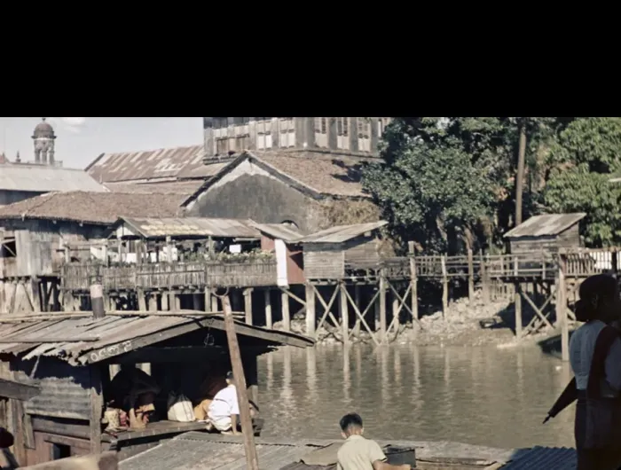 Framed Print : ferry to Namaw - Moulmein Framed Print : ferry to Namaw - Moulmein