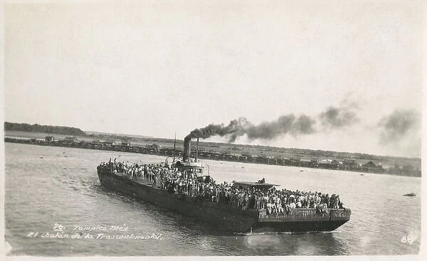 Ferry with passengers, Tampico, Tamaulipas, Mexico