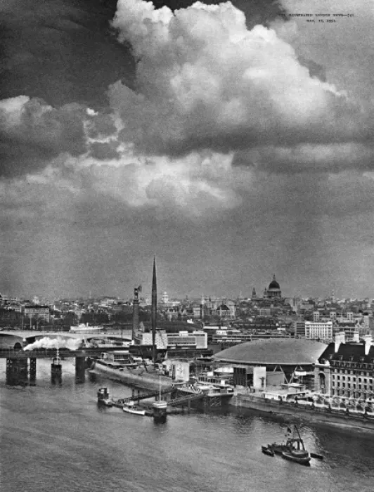 Framed Print : Festival of Britain site, South Bank, London Framed Print : Festival of Britain site, South Bank, London