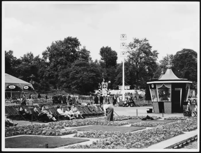 Framed Print : Festival Gardens 1951 Framed Print : Festival Gardens 1951