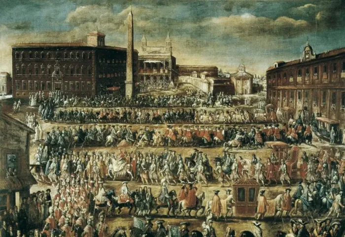 Framed Print : Festival on the occasion of the canonization Framed Print : Festival on the occasion of the canonization