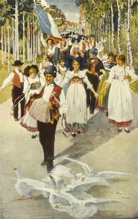 Framed Print : Fete, Alsace Framed Print : Fete, Alsace