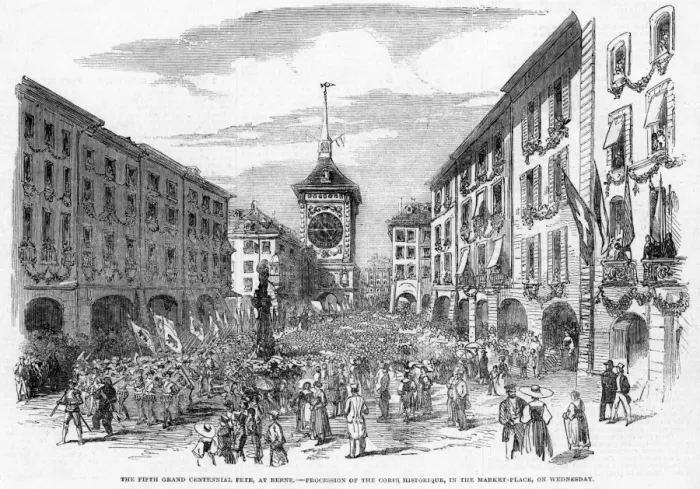 Framed Print : Fete at Bern - 2 Framed Print : Fete at Bern - 2