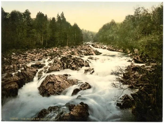 Framed Print : The Feugh at Banchory, Banchory, Scotland Framed Print : The Feugh at Banchory, Banchory, Scotland
