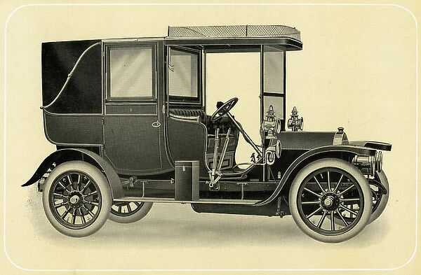 FIAT 1908. A Fiat, looking pretty much like any other car of its generation... Date: 1908