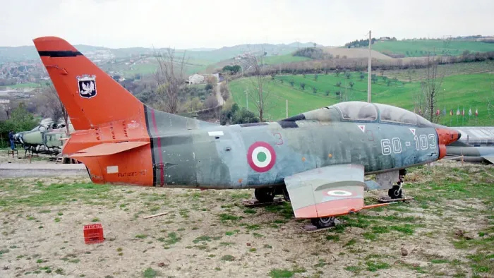 Framed Print : Fiat G. 91T-1 MM54403 - 60-103 Framed Print : Fiat G. 91T-1 MM54403 - 60-103