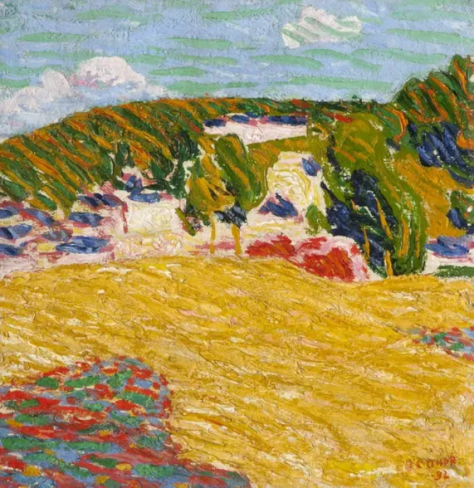 Framed Print : Field of Corn, Pont Aven Framed Print : Field of Corn, Pont Aven