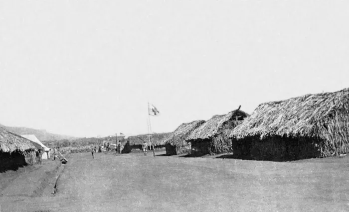 Framed Print : Field hospital at Bura Camp, Kenya, WW1 Framed Print : Field hospital at Bura Camp, Kenya, WW1