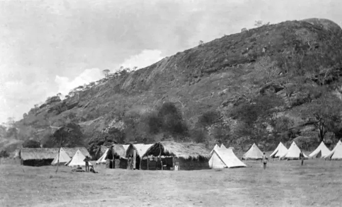 Framed Print : Field hospital, Lindi theatre, East Africa, WW1 Framed Print : Field hospital, Lindi theatre, East Africa, WW1