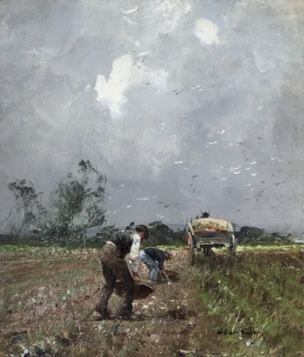 Framed Print : Field Workers Framed Print : Field Workers