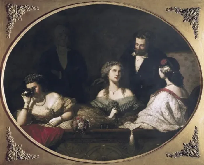 Framed Print : FIERROS ALVAREZ, Dioniso (1827 - 1894). A Box Framed Print : FIERROS ALVAREZ, Dioniso (1827 - 1894). A Box